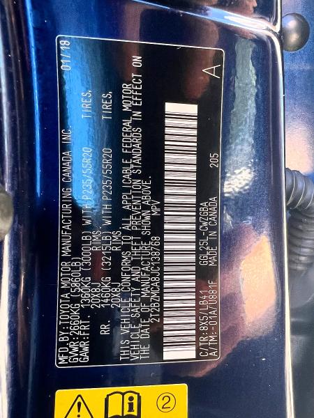 50693616 :رقم المزاد ، 2T2BZMCA8JC138768 vin ، 2018 Lexus Rx 350 مزاد بيع