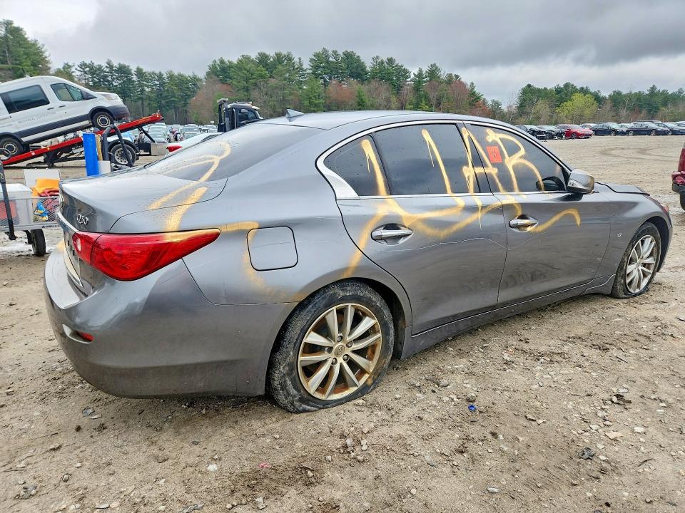 50271026 :رقم المزاد ، JN1BV7AR5FM417425 vin ، 2015 Infiniti Q50 مزاد بيع