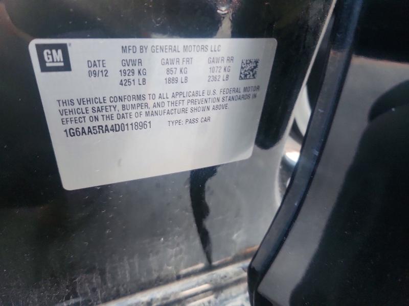 2013 Cadillac Ats მანქანა იყიდება აუქციონზე, vin: 1G6AA5RA4D0118961, აუქციონის ნომერი: 48598876