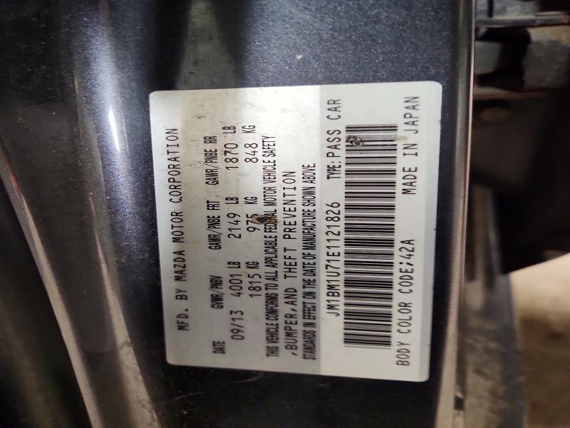Продаж на аукціоні авто 2014 Mazda 3, vin: JM1BM1U71E1121826, номер лоту: 47916166