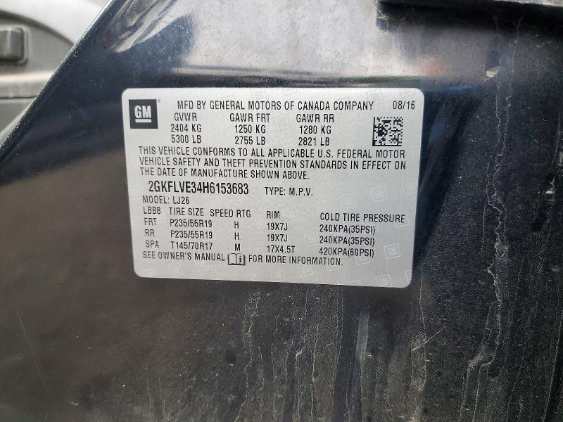 Продаж на аукціоні авто 2017 Gmc Terrain, vin: 2GKFLVE34H6153683, номер лоту: 51597686