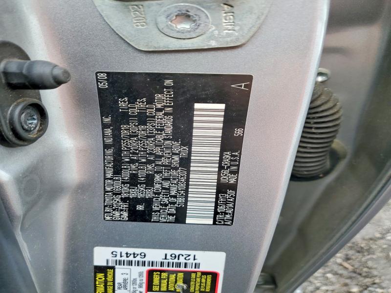 Продаж на аукціоні авто 2008 Toyota Tundra, vin: 5TBBT54108S463077, номер лоту: 51178736