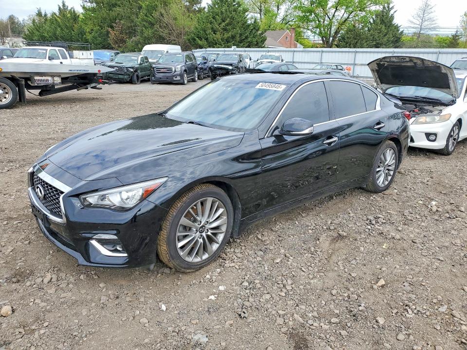 2019 Infiniti Q50 მანქანა იყიდება აუქციონზე, vin: JN1EV7AR0KM594181, აუქციონის ნომერი: 50495846
