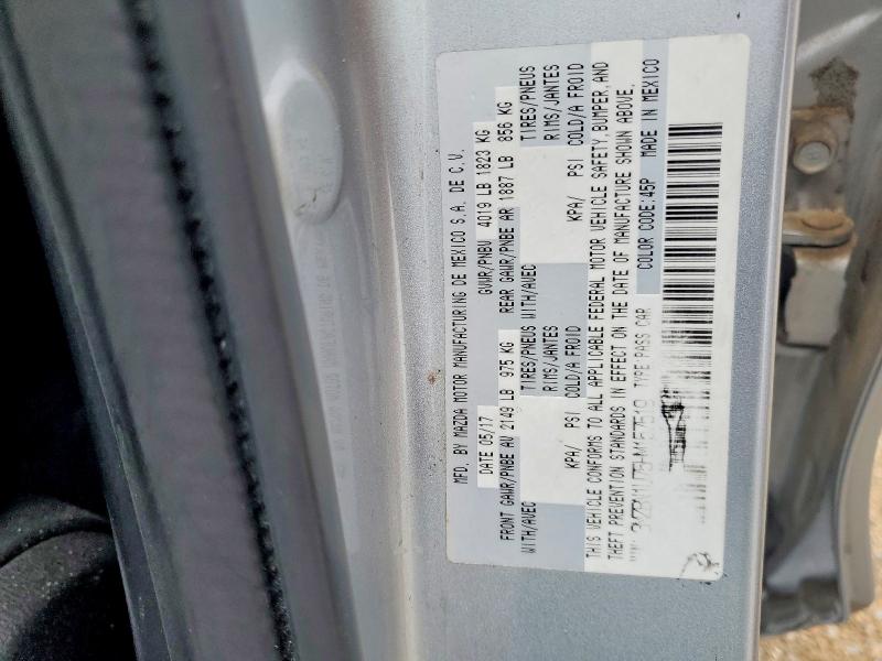 Продажа на аукционе авто 2017 Mazda 3, vin: 3MZBN1U75HM157519, номер лота: 46053656
