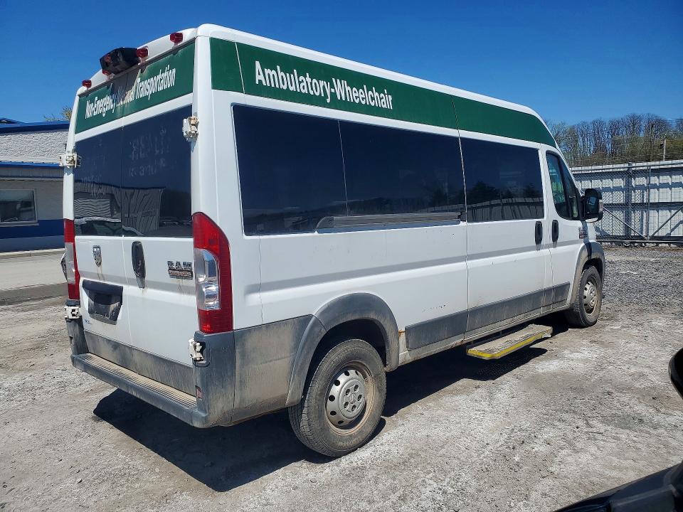 52972926 :رقم المزاد ، 3C6TRVPG8FE518786 vin ، 2015 Ram Promaster 1500 مزاد بيع