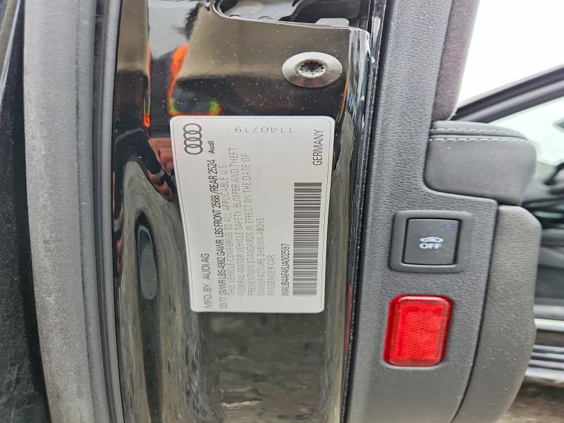 2018 Audi S4 მანქანა იყიდება აუქციონზე, vin: WAUB4AF46JA002597, აუქციონის ნომერი: 48840326