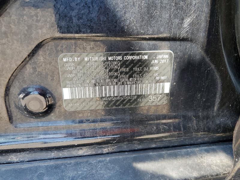 50658206 :رقم المزاد ، JA4AP3AU6HZ065228 vin ، 2017 Mitsubishi Outlander Sport مزاد بيع