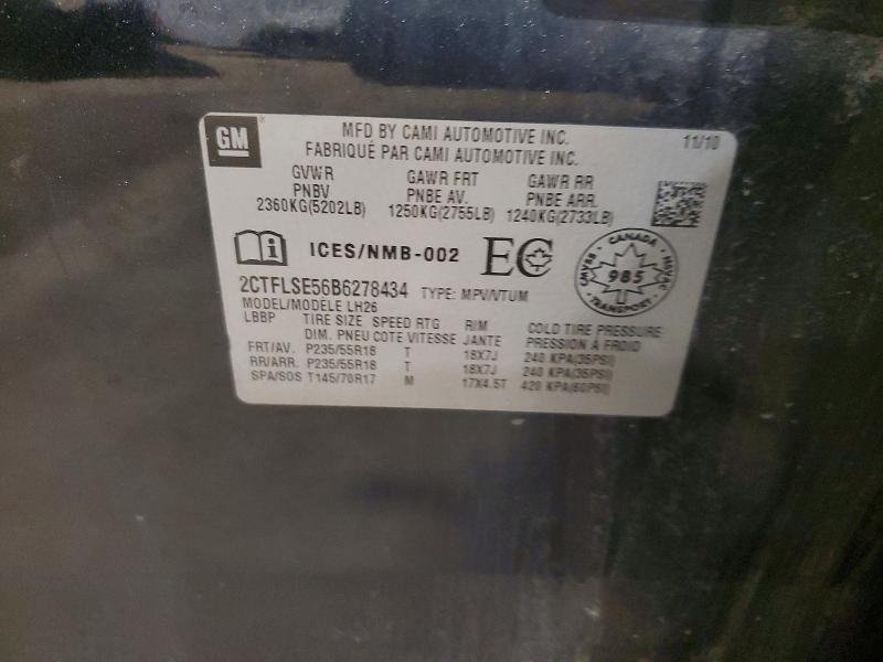 Продажа на аукционе авто 2011 Gmc Terrain, vin: 2CTFLSE56B6278434, номер лота: 50647906