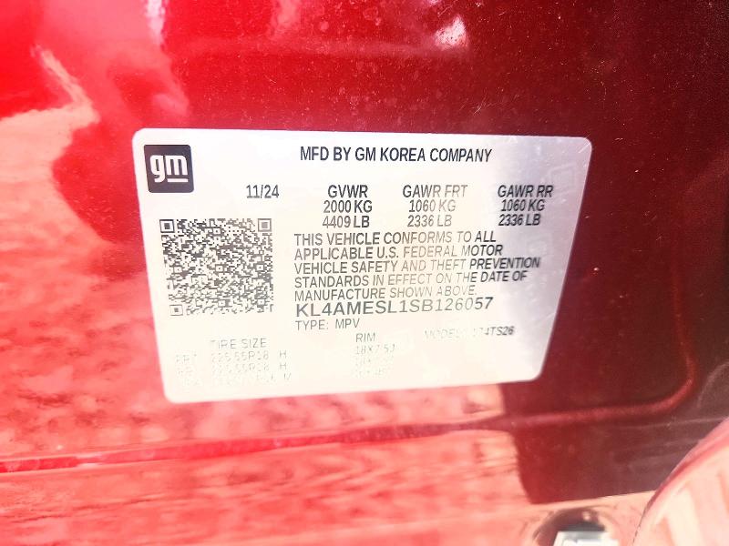 Продажа на аукционе авто 2025 Buick Encore Gx, vin: KL4AMESL1SB126057, номер лота: 51657616