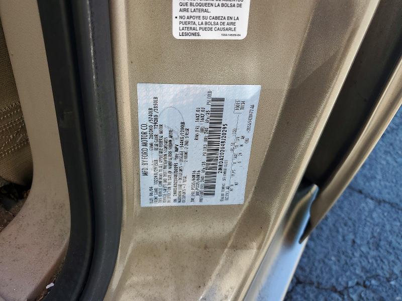 Продаж на аукціоні авто 2004 Mercury Monterey, vin: 2MRDA20204BJ20295, номер лоту: 51206196