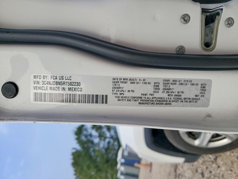 50588866 :رقم المزاد ، 3C4NJDBN5RT582230 vin ، 2024 Jeep Compass مزاد بيع