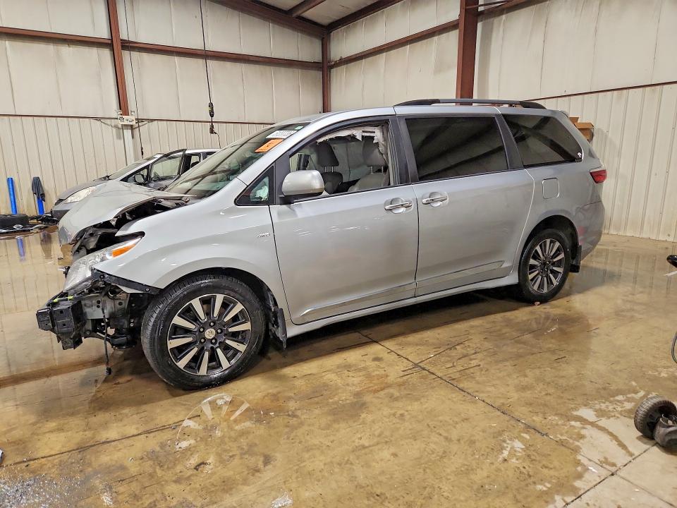 2019 Toyota Sienna მანქანა იყიდება აუქციონზე, vin: 5TDDZ3DC5KS224989, აუქციონის ნომერი: 51237736