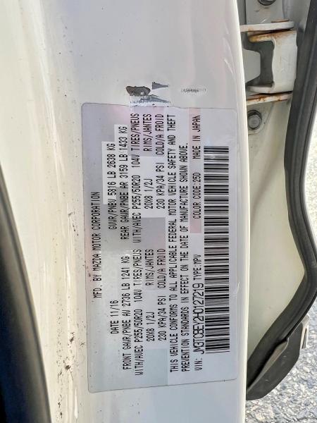Aukcja sprzedaży 2017 Mazda Cx-9, vin: JM3TCBEY2H0127219, numer aukcji: 49854436
