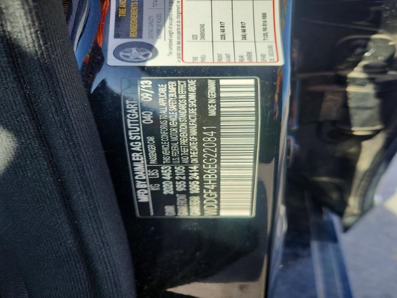 48490726 :رقم المزاد ، WDDGF4HB6EG220841 vin ، 2014 Mercedes-benz C مزاد بيع