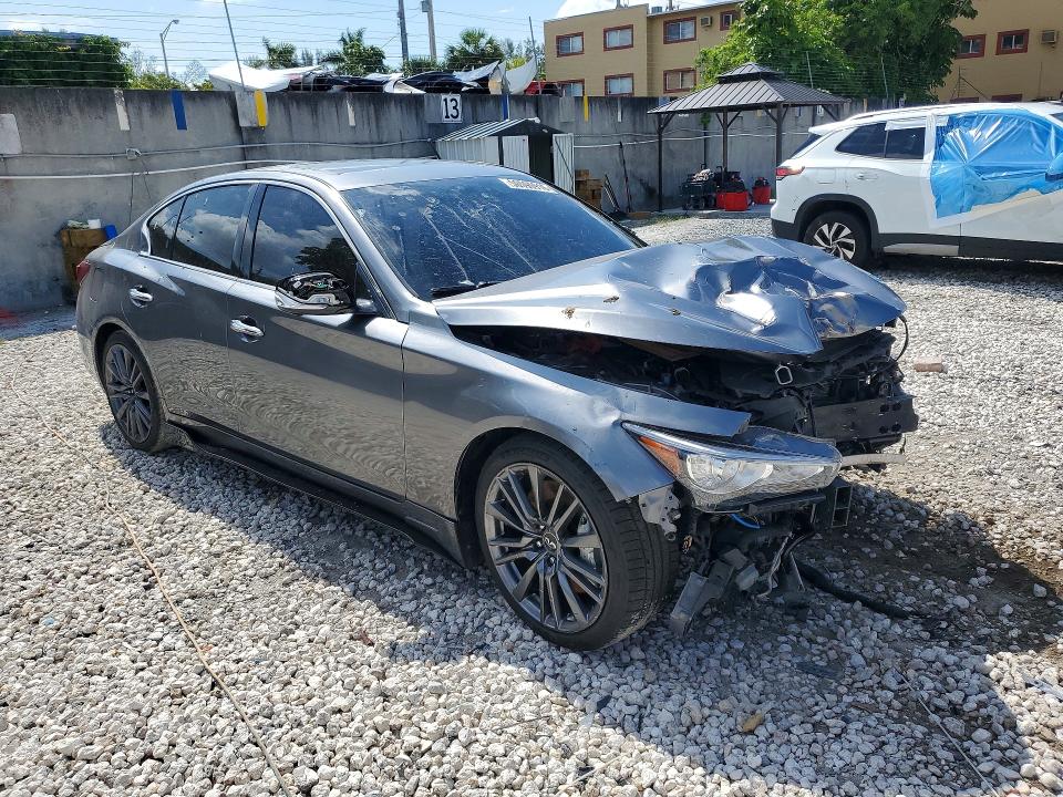 50595916 :رقم المزاد ، JN1EV7AP4JM352829 vin ، 2018 Infiniti Q50 مزاد بيع