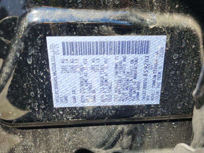 Aukcja sprzedaży 2025 Nissan Rogue, vin: 5N1BT3BB0SC859201, numer aukcji: 50444186