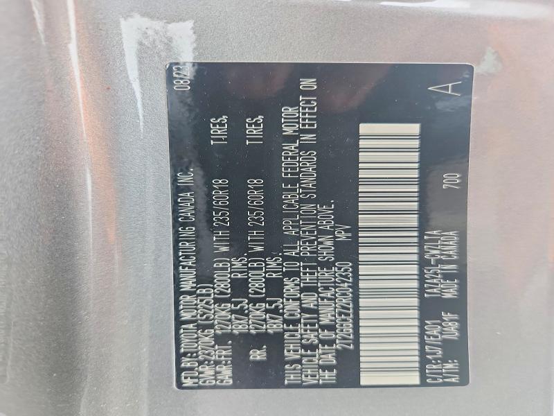 2024 Lexus Nx მანქანა იყიდება აუქციონზე, vin: 2T2GGCEZ2RC042350, აუქციონის ნომერი: 51327906