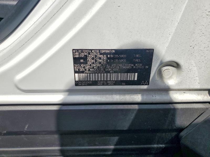 Aukcja sprzedaży 2023 Toyota Bz4x, vin: JTMAAAAA3PA016535, numer aukcji: 48998246