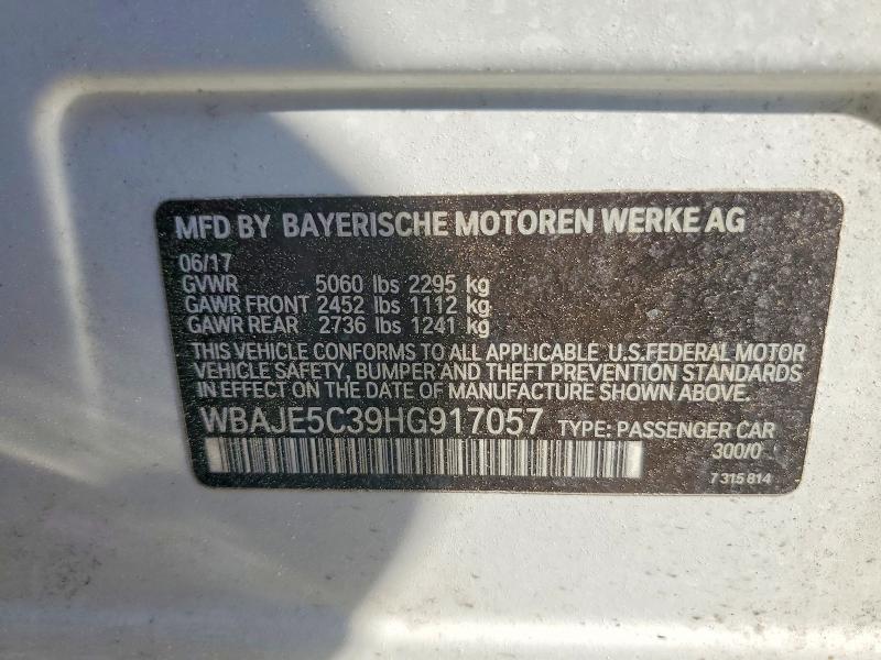Продажа на аукционе авто 2017 Bmw 540, vin: WBAJE5C39HG917057, номер лота: 48139766