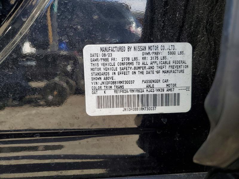 2024 Nissan Ariya მანქანა იყიდება აუქციონზე, vin: JN1DF0BB1RM730037, აუქციონის ნომერი: 50278666