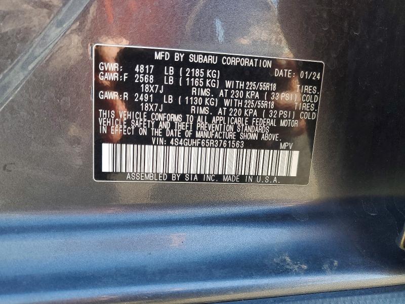 Продаж на аукціоні авто 2024 Subaru Crosstrek, vin: 4S4GUHF65R3761563, номер лоту: 49617296