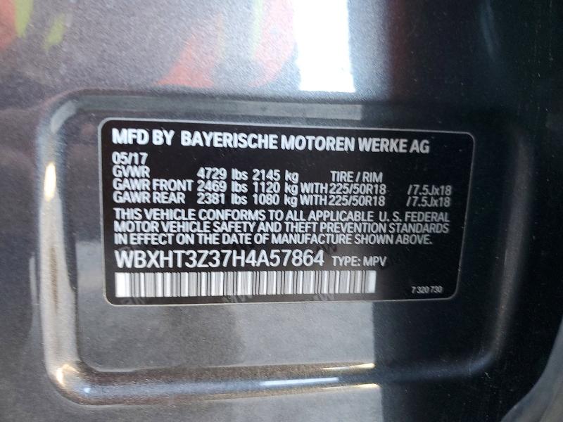 48998206 :رقم المزاد ، WBXHT3Z37H4A57864 vin ، 2017 Bmw X1 مزاد بيع