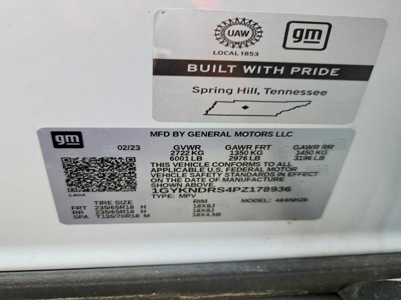 Продажа на аукционе авто 2023 Cadillac Xt5, vin: 1GYKNDRS4PZ178936, номер лота: 48816496