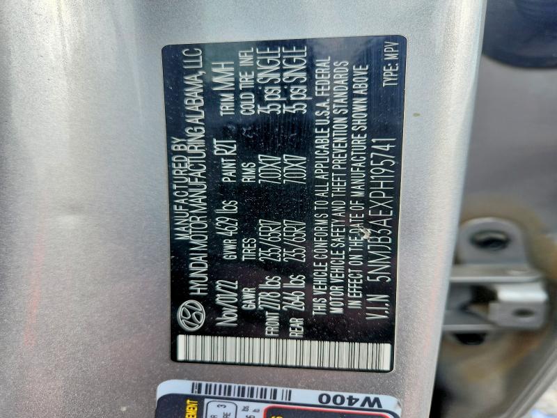 Продаж на аукціоні авто 2023 Hyundai Tucson, vin: 5NMJB3AEXPH195741, номер лоту: 48712646