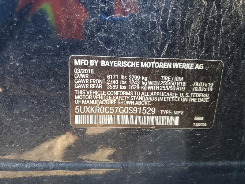 Aukcja sprzedaży 2016 Bmw X5, vin: 5UXKR0C57G0S91529, numer aukcji: 50616766