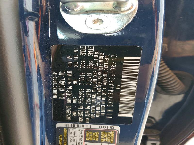 Aukcja sprzedaży 2025 Kia Ev6, vin: 5XYC34JA6SG008247, numer aukcji: 49506336