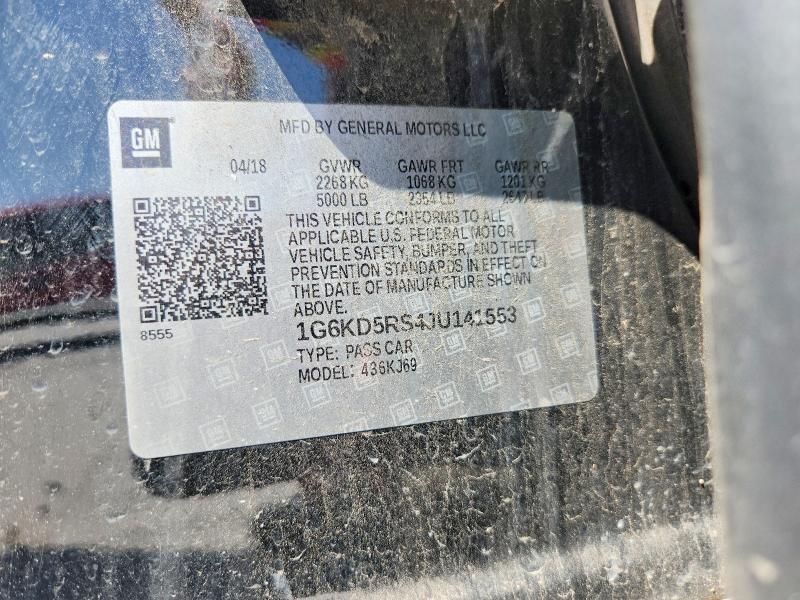 Продажа на аукционе авто 2018 Cadillac Ct6, vin: 1G6KD5RS4JU141553, номер лота: 51002606