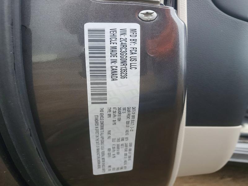 Aukcja sprzedaży 2022 Chrysler Pacifica, vin: 2C4RC3GG0NR135236, numer aukcji: 51953466