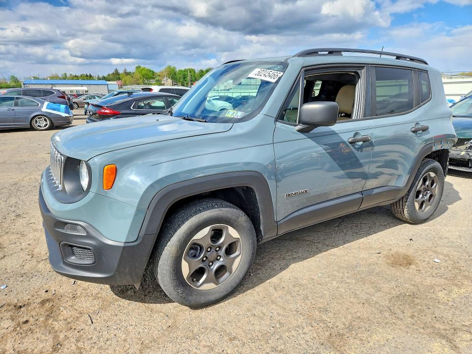Продажа на аукционе авто 2018 Jeep Renegade, vin: ZACCJBABXJPH85502, номер лота: 50245466