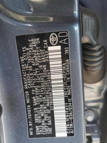 2015 Toyota Corolla მანქანა იყიდება აუქციონზე, vin: 2T1BURHE2FC349841, აუქციონის ნომერი: 50284706