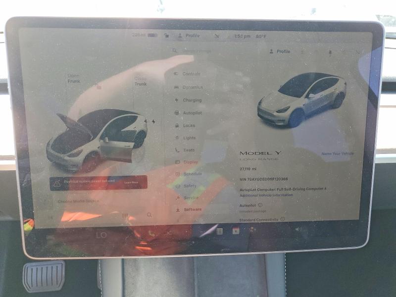 2024 Tesla Model Y მანქანა იყიდება აუქციონზე, vin: 7SAYGDED0RF120366, აუქციონის ნომერი: 48856446