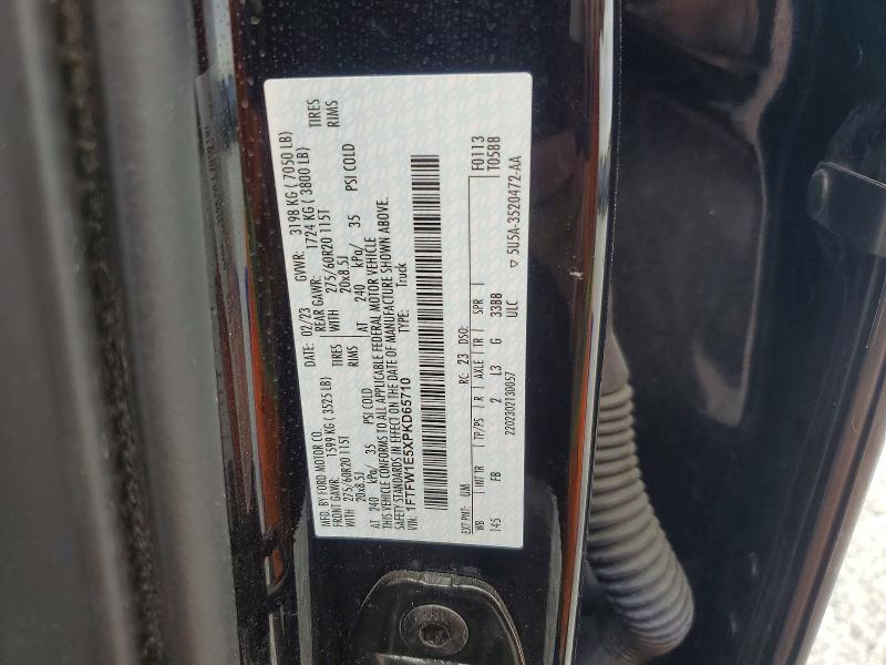 Aukcja sprzedaży 2023 Ford F150, vin: 1FTFW1E5XPKD65710, numer aukcji: 48400206