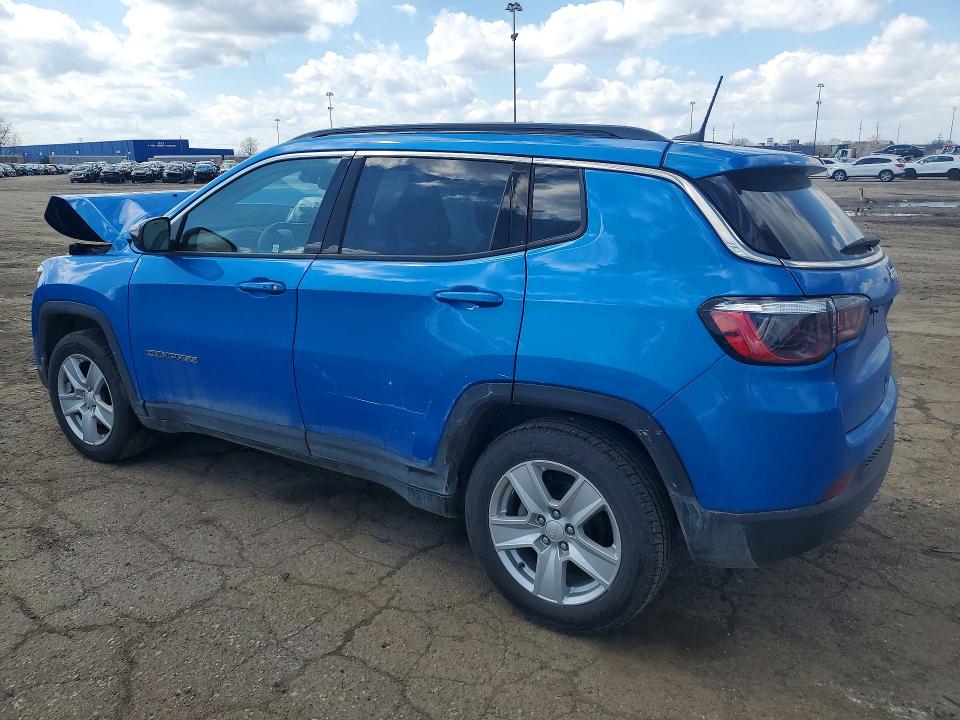 49836096 :رقم المزاد ، 3C4NJCBB3NT229737 vin ، 2022 Jeep Compass مزاد بيع