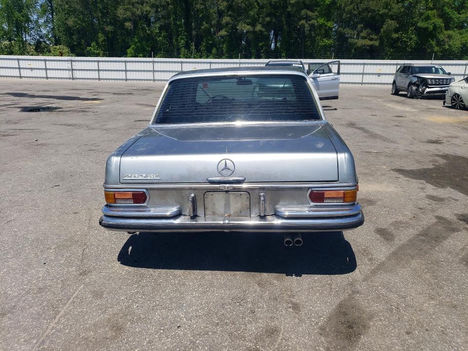 Продаж на аукціоні авто 1972 Mercedes-benz 280 Se, vin: 10801812091563, номер лоту: 51012346
