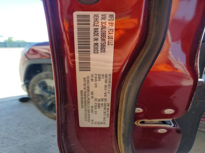 Продаж на аукціоні авто 2021 Jeep Compass, vin: 3C4NJDBB5MT586020, номер лоту: 50526586