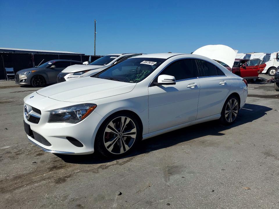 2018 Mercedes-benz Cla მანქანა იყიდება აუქციონზე, vin: WDDSJ4EB5JN654607, აუქციონის ნომერი: 50479416