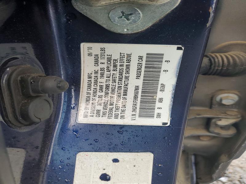 Aukcja sprzedaży 2011 Honda Civic, vin: 2HGFA1F59BH507804, numer aukcji: 51694756