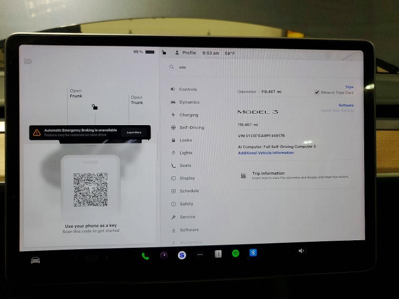 Aukcja sprzedaży 2023 Tesla Model 3, vin: 5YJ3E1EA9PF449176, numer aukcji: 50957806