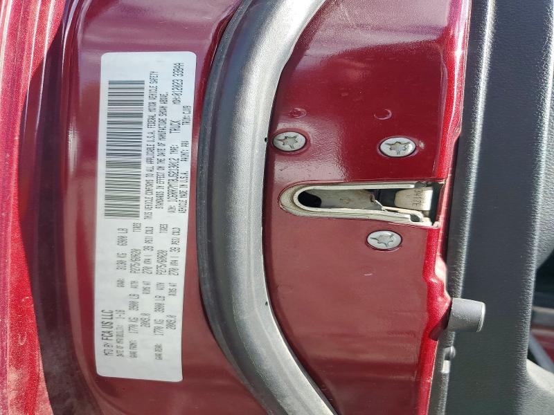 50382906 :رقم المزاد ، 1C6RR7MT8JS213012 vin ، 2018 Ram 1500 مزاد بيع