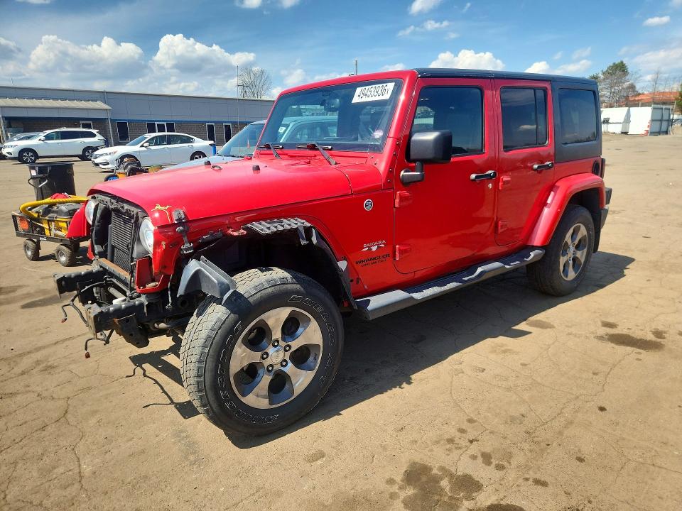 Продажа на аукционе авто 2017 Jeep Wrangler Unlimited, vin: 1C4HJWEGXHL636797, номер лота: 49453936