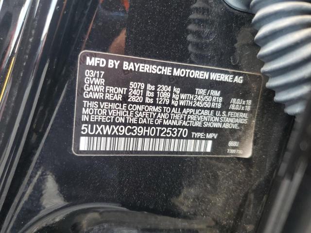 Aukcja sprzedaży 2017 Bmw X3, vin: 5UXWX9C39H0T25370, numer aukcji: 51580606