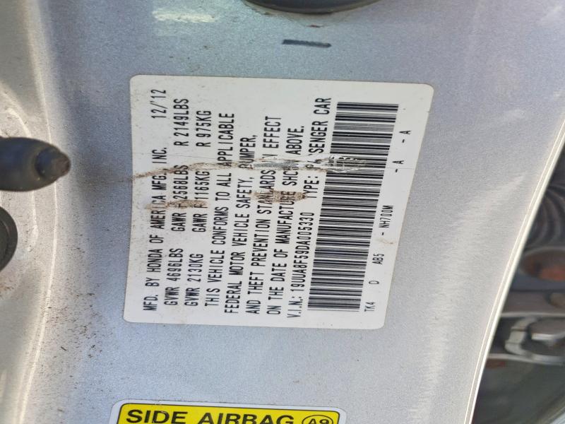 51063946 :رقم المزاد ، 19UUA8F59DA005330 vin ، 2013 Acura Tl مزاد بيع