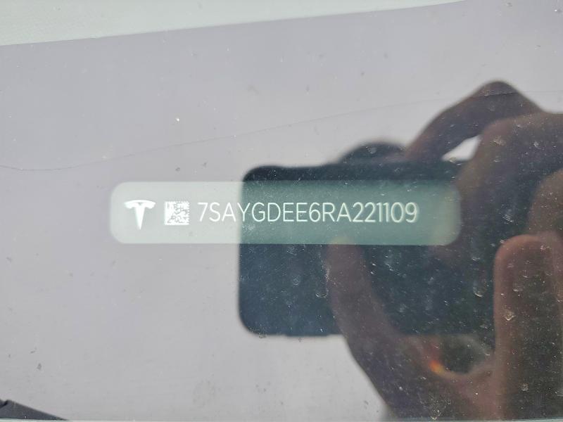 48204036 :رقم المزاد ، 7SAYGDEE6RA221109 vin ، 2024 Tesla Model Y مزاد بيع