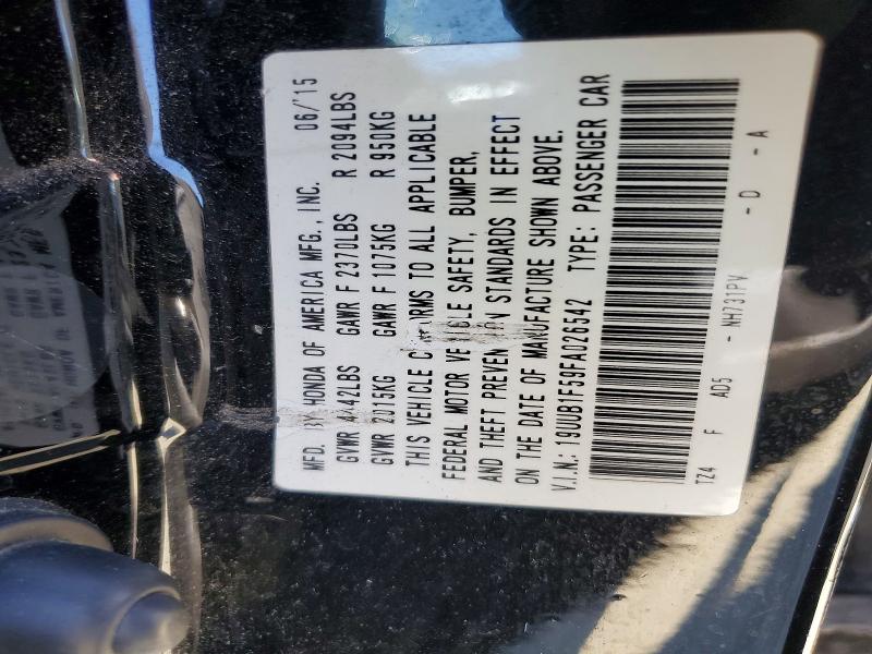 Aukcja sprzedaży 2015 Acura Tlx, vin: 19UUB1F59FA026542, numer aukcji: 48997536
