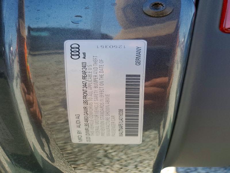 Aukcja sprzedaży 2020 Audi A5, vin: WAUTNAF51LA016338, numer aukcji: 49022356