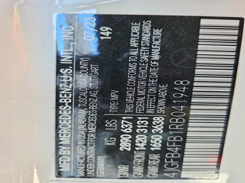 50657356 :رقم المزاد ، 4JGFB4FB1RB041948 vin ، 2024 Mercedes-benz Gle مزاد بيع